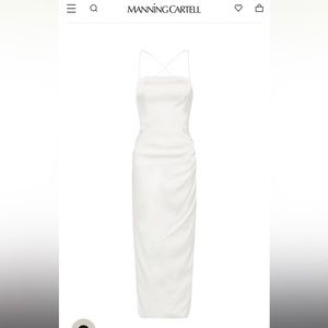 Manning cartel Miami heat backless dress